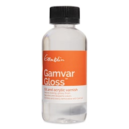 Gamblin Gamvar Gloss Varnish - 4.2 oz bottle