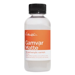 Gamblin Gamvar Matte Varnish - 4.2 oz bottle