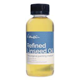 Gamblin Refined Linseed Oil - 4 oz bottle