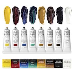 Included colors for the Winsor & Newton Artists' Oil Colors - Set of 19, Studio Case Set