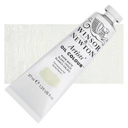 Winsor & Newton Artists' Oil Color - Warm White, 37 ml tube and swatch
