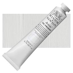 Winsor & Newton Artists' Oil Color - Underpainting White, 200 ml tube and swatch