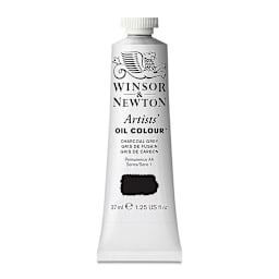 Winsor & Newton Artists' Oil Color - Charcoal Gray, 37 ml tube