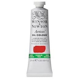 Winsor & Newton Artists' Oil Color - Cadmium Free Red, 37 ml, tube