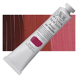 Winsor & Newton Artists' Oil Color - Permanent Alizarin Crimson Hue, 200 ml, tube and swatch