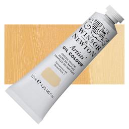 Winsor & Newton Artists' Oil Color - Naples Yellow, 37 ml tube and swatch
