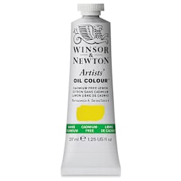 Winsor & Newton Artists' Oil Color - Cadmium Free Lemon, 37 ml, tube