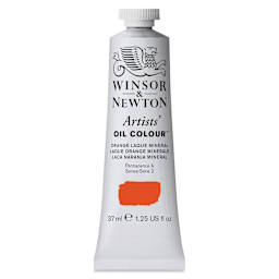 Winsor & Newton Artists' Oil Color - Orange Laque Mineral, 37 ml tube