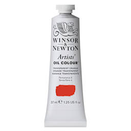Winsor & Newton Artists' Oil Color - Transparent Orange, 37 ml tube