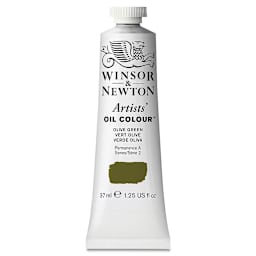 Winsor & Newton Artists' Oil Color - Olive Green, 37 ml tube