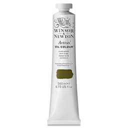 Winsor & Newton Artists' Oil Color - Olive Green, 200 ml tube