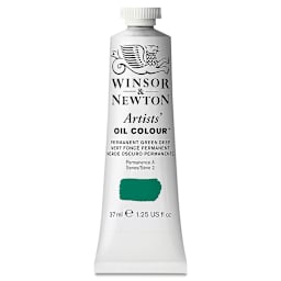 Winsor & Newton Artists' Oil Color - Permanent Green Deep, 37 ml
