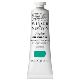 Winsor & Newton Artists' Oil Color - Winsor Green, 37 ml tube