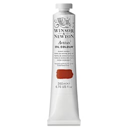 Winsor & Newton Artists' Oil Color - Burnt Sienna, 200 ml tube