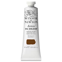 Winsor & Newton Artists' Oil Color - Van Dyke Brown, 37 ml tube