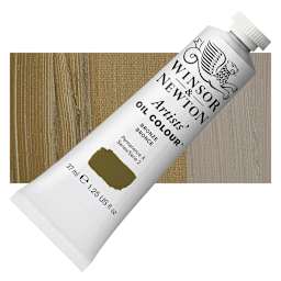 Winsor & Newton Artists' Oil Color - Bronze, 37 ml tube and swatch
