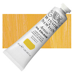 Winsor & Newton Artists' Oil Color - Cadmium Yellow, 37 ml tube and swatch