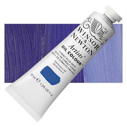 Winsor & Newton Artists' Oil Color - Cobalt Blue Deep, 37 ml tube and swatch