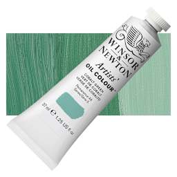 Winsor & Newton Artists' Oil Color - Cobalt Green, 37 ml tube and swatch