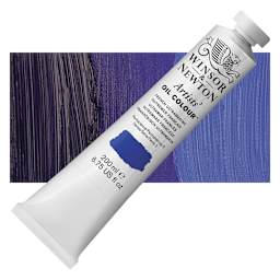 Winsor & Newton Artists' Oil Color - French Ultramarine, 200 ml tube and swatch