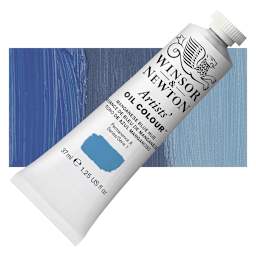 Winsor & Newton Artists' Oil Color - Manganese Blue Hue, 37 ml tube and swatch