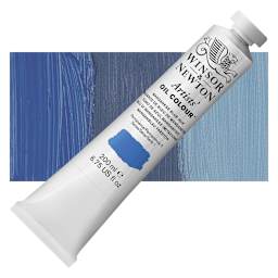 Winsor & Newton Artists' Oil Color - Manganese Blue Hue, 200 ml tube and swatch