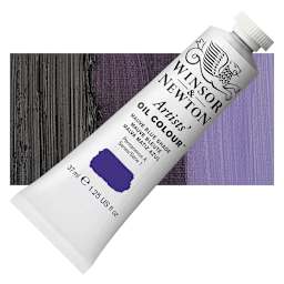 Winsor & Newton Artists' Oil Color - Mauve Blue Shade, 37 ml tube and swatch