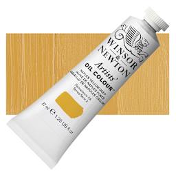 Winsor & Newton Artists' Oil Color - Naples Yellow Deep, 37 ml tube and swatch