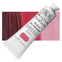 Winsor & Newton Artists' Oil Color - Rose Madder Genuine, 37 ml tube and swatch