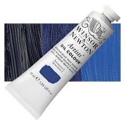 Winsor & Newton Artists' Oil Color - Winsor Blue Red Shade, 37 ml tube and swatch