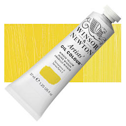 Winsor & Newton Artists' Oil Color - Winsor Yellow, 37 ml, Tube and swatch