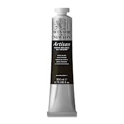 Winsor & Newton Artisan Water Mixable Oil Paint - Ivory Black, 200 ml tube
