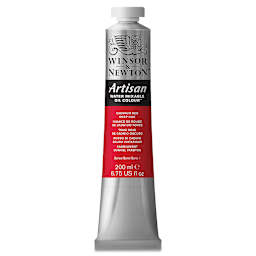 Winsor & Newton Artisan Water Mixable Oil Paint - Cadmium Red Deep Hue, 200 ml tube