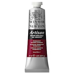 Winsor & Newton Artisan Water Mixable Oil Paint - Permanent Ailzarin Crimson, 37 ml tube
