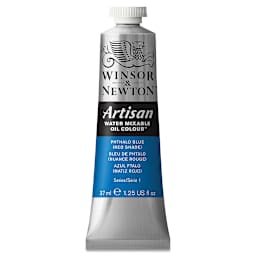 Winsor & Newton Artisan Water Mixable Oil Paint - Phthalo Blue (Red Shade), 37 ml tube