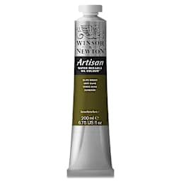 Winsor & Newton Artisan Water Mixable Oil Color - Olive Green, 200 ml tube