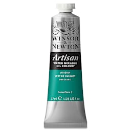 Winsor & Newton Artisan Water Mixable Oil Paint - Viridian, 37 ml tube
