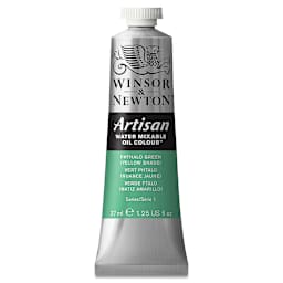 Winsor & Newton Artisan Water Mixable Oil Paint - Phthalo Green (Yellow Shade), 37 ml tube