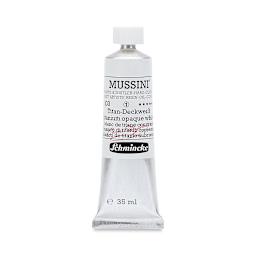 Schmincke Mussini Oil Color - Titanium Opaque White, 35 ml tube