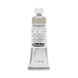 Schmincke Mussini Oil Color - Brownish Gray 2, 35 ml tube