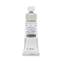 Schmincke Mussini Oil Color - Brownish Gray 1, 35 ml tube
