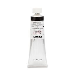 Schmincke Mussini Oil Color - Ivory Black, 150 ml tube