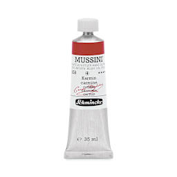 Schmincke Mussini Oil Color - Semi-Transparent, Carmine, 35 ml tube