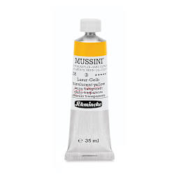 Schmincke Mussini Oil Colors - Translucent Yellow, 35 ml tube