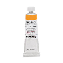 Schmincke Mussini Oil Colors - Indian Yellow, 35 ml tube