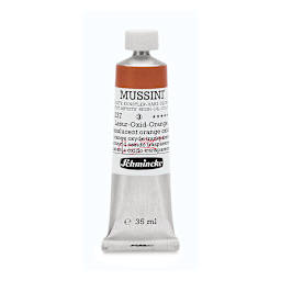 Schmincke Mussini Oil Colors - Translucent Orange Oxide, 35 ml tube