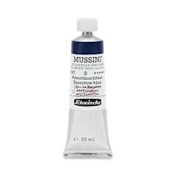 Schmincke Mussini Oil Color - Transparent, Byzantine Blue, 35 ml tube