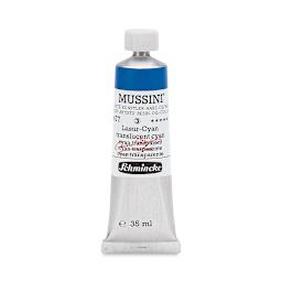 Schmincke Mussini Oil Color - Transparent, Translucent Cyan, 35 ml tube