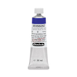 Schmincke Mussini Oil Color - Ultramarine Blue Light, 35 ml tube