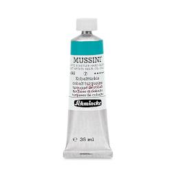 Schmincke Mussini Oil Color - Transparent, Cobalt Turquoise, 35 ml tube